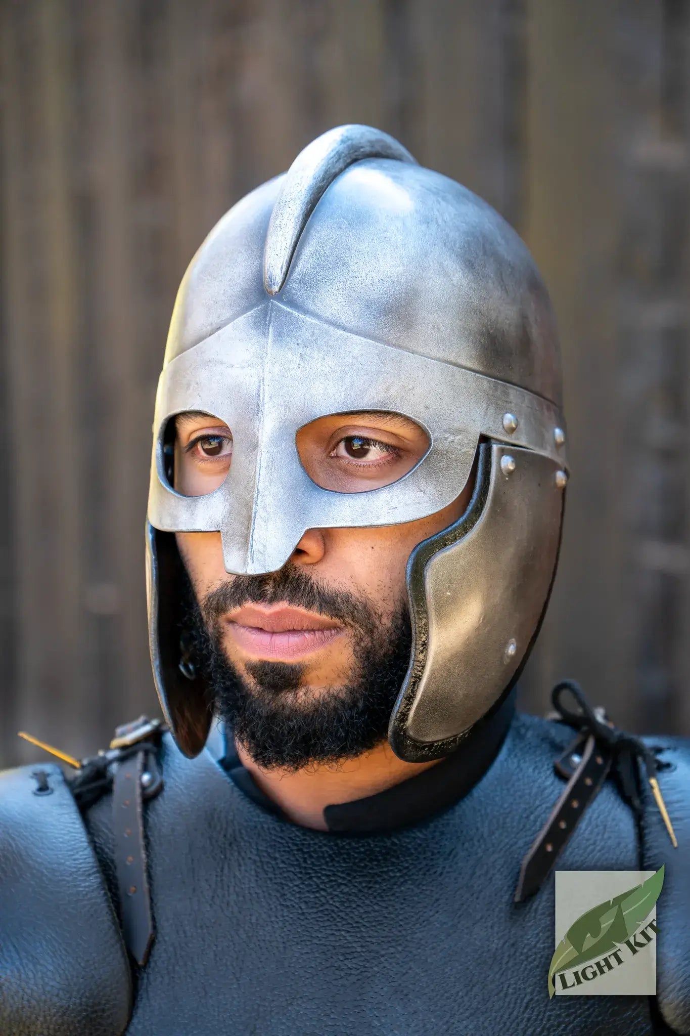PU Helmets - A knight's helm made of lightweight polyurea for comfort and immersion in LARP and cosplay.