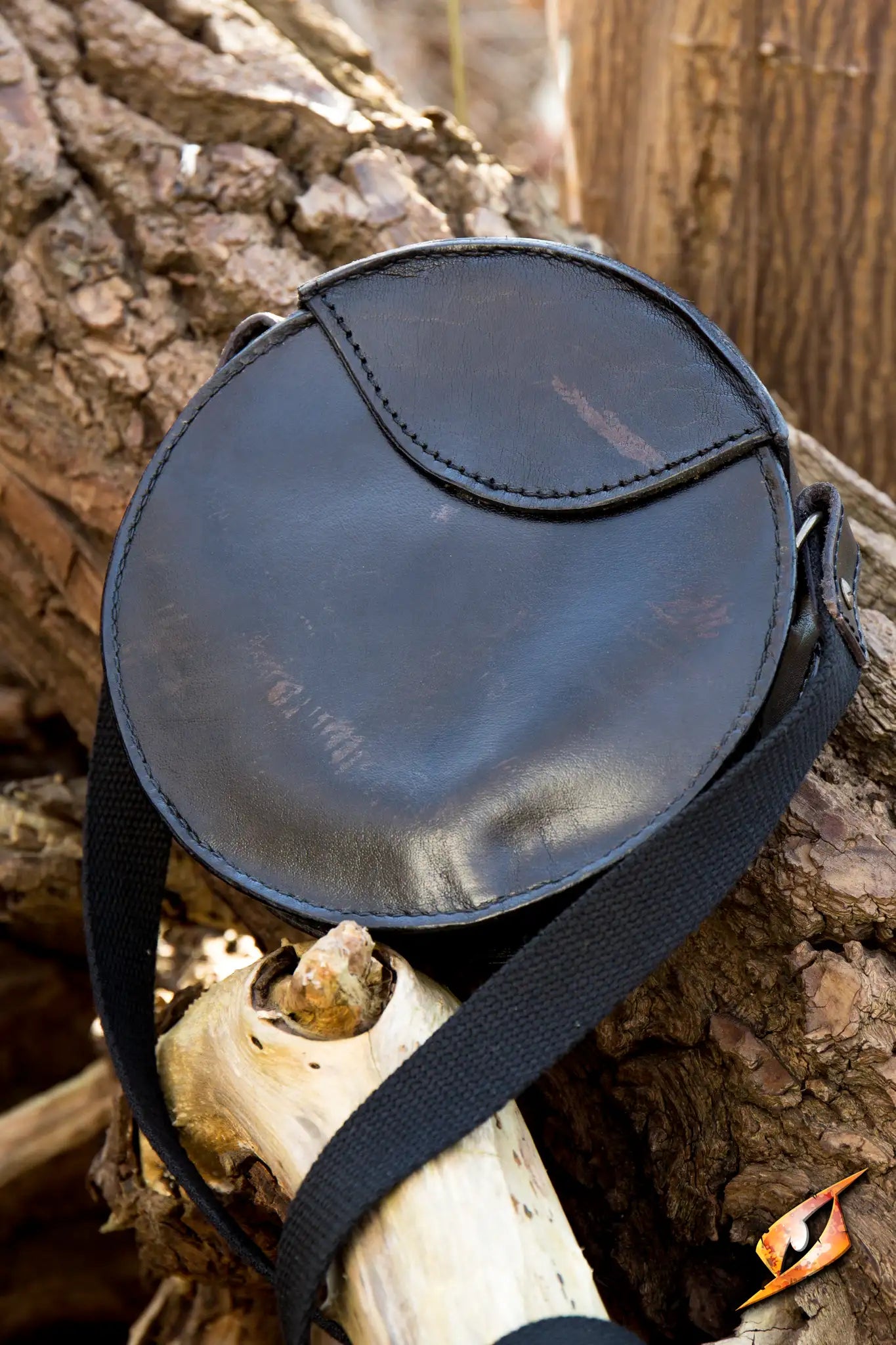 Round Leather Bag