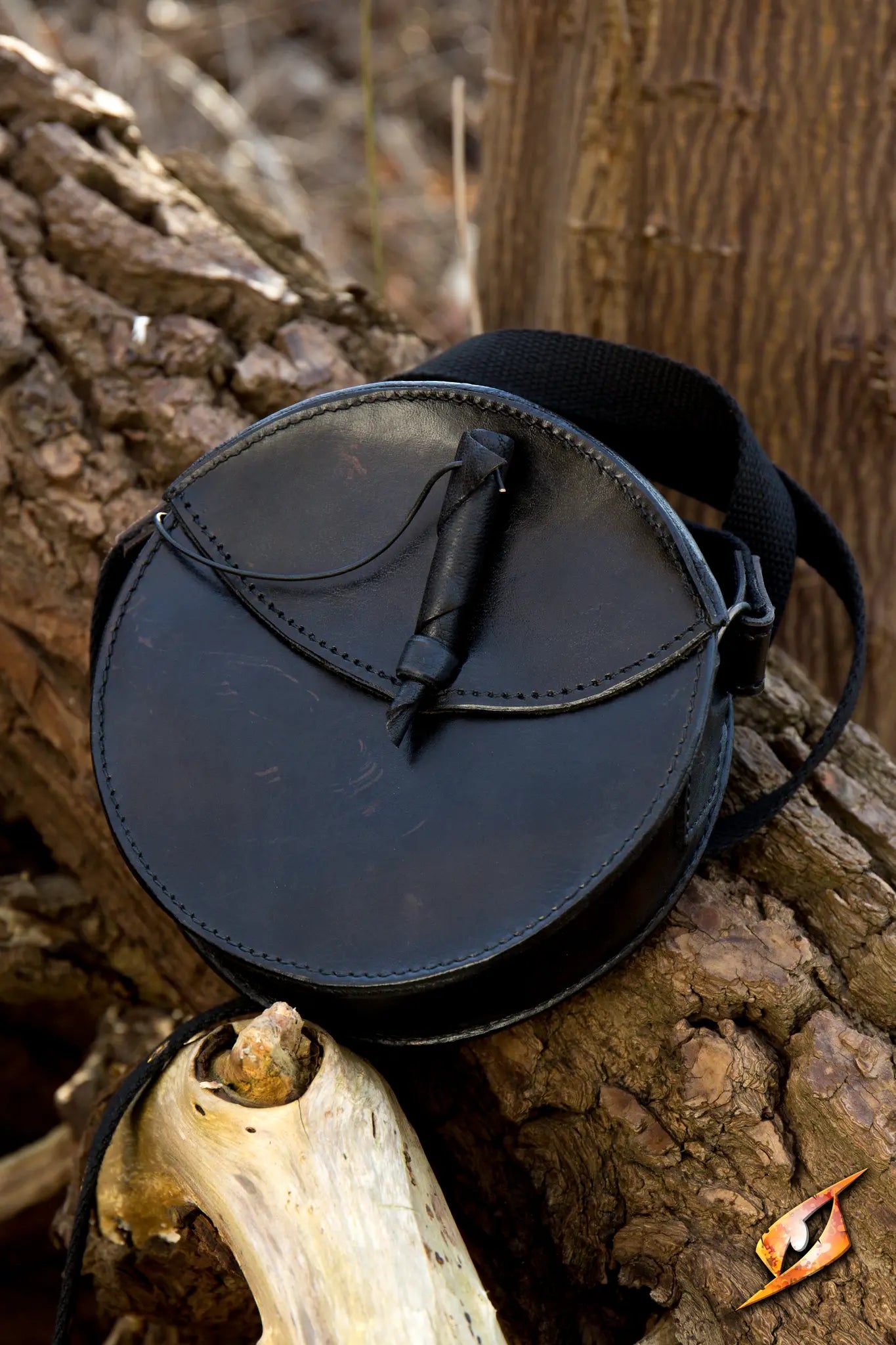 Round Leather Bag