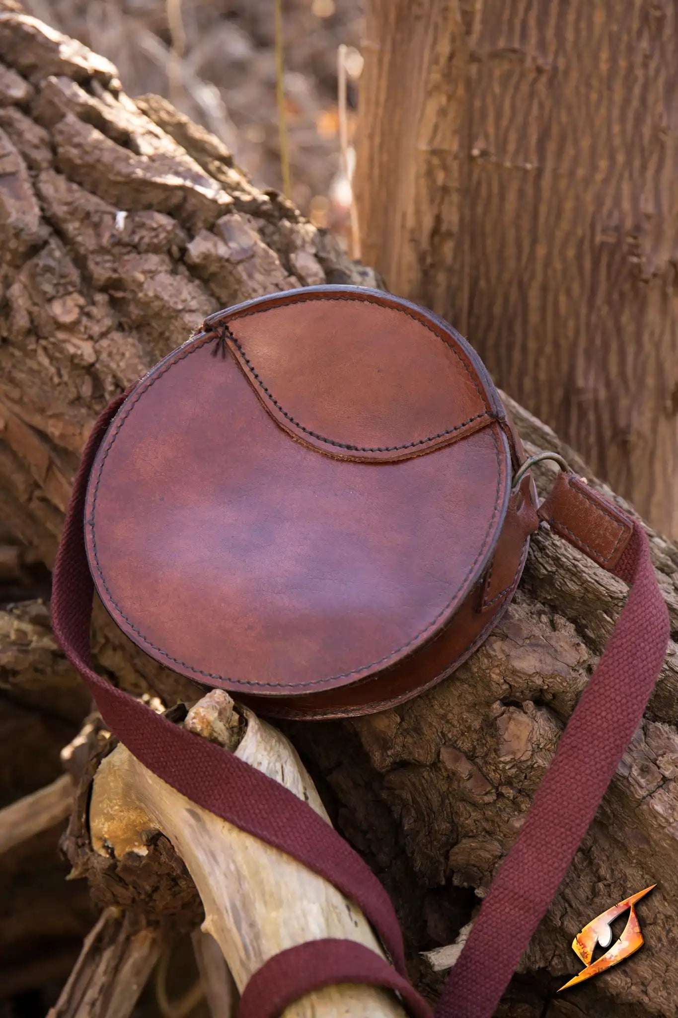 Round Leather Bag