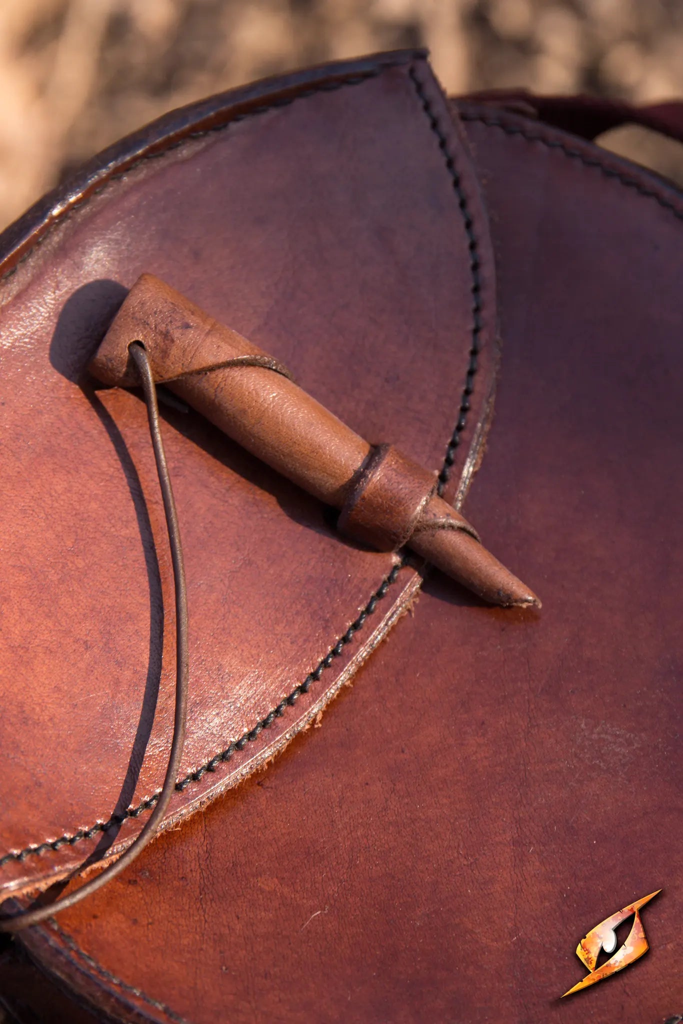 Round Leather Bag