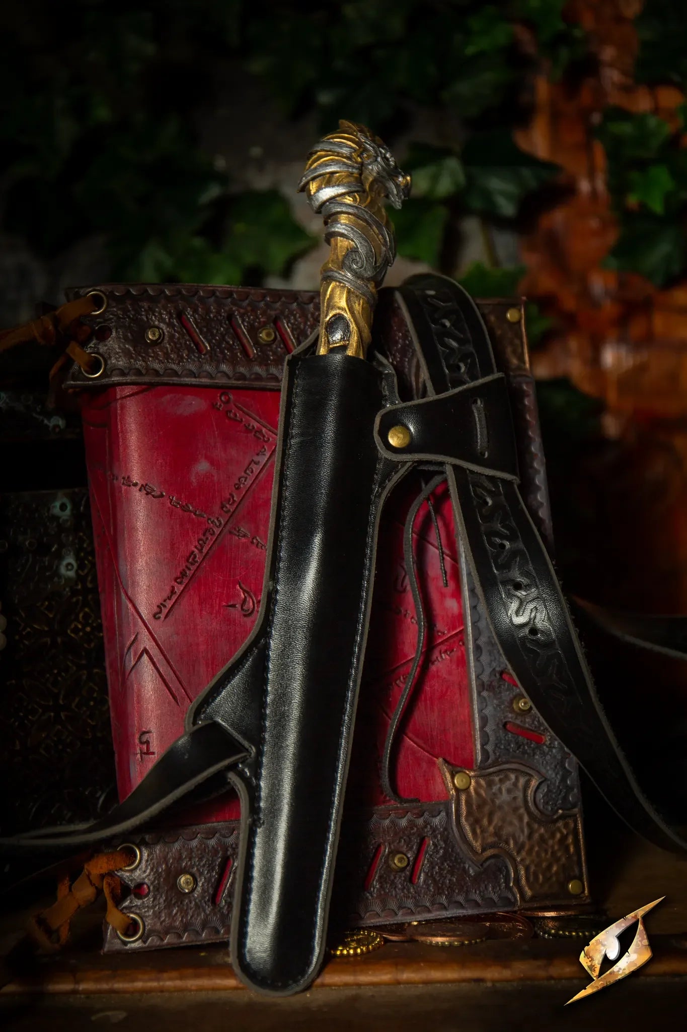Wand Shoulder Holster - Faux Leather