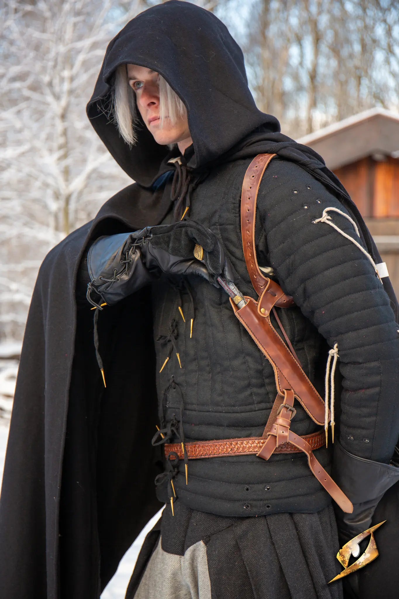 Wand Shoulder Holster - Faux Leather