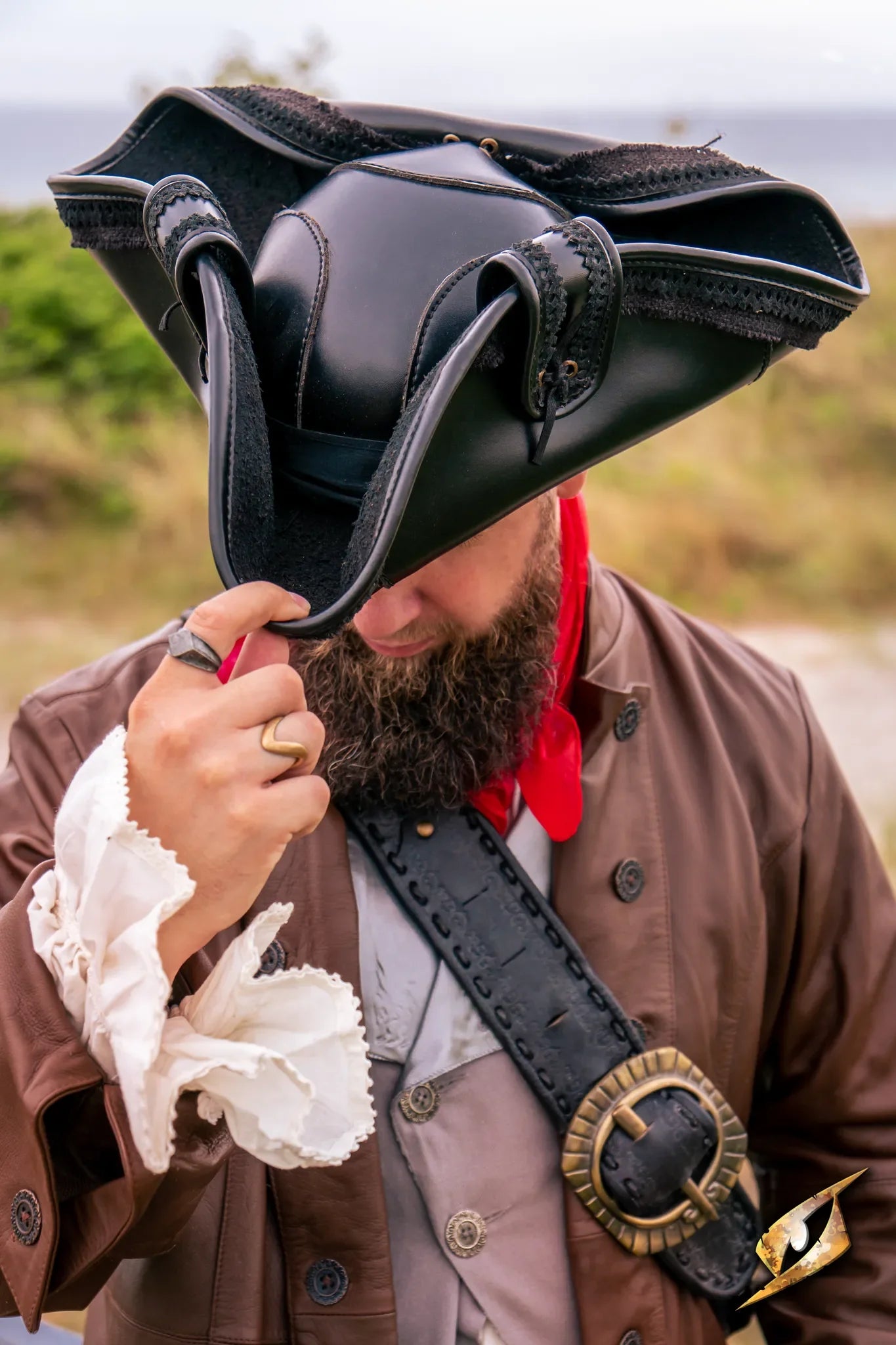 Pirate Hat - Faux Leather