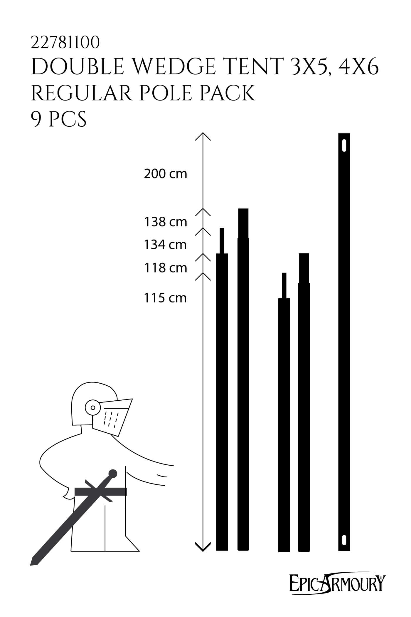 Double Wedge Pole Pack