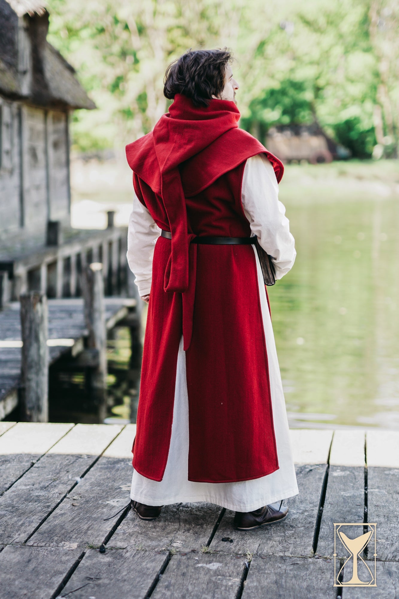 Simple Liripipe Hood - Brushed Wool