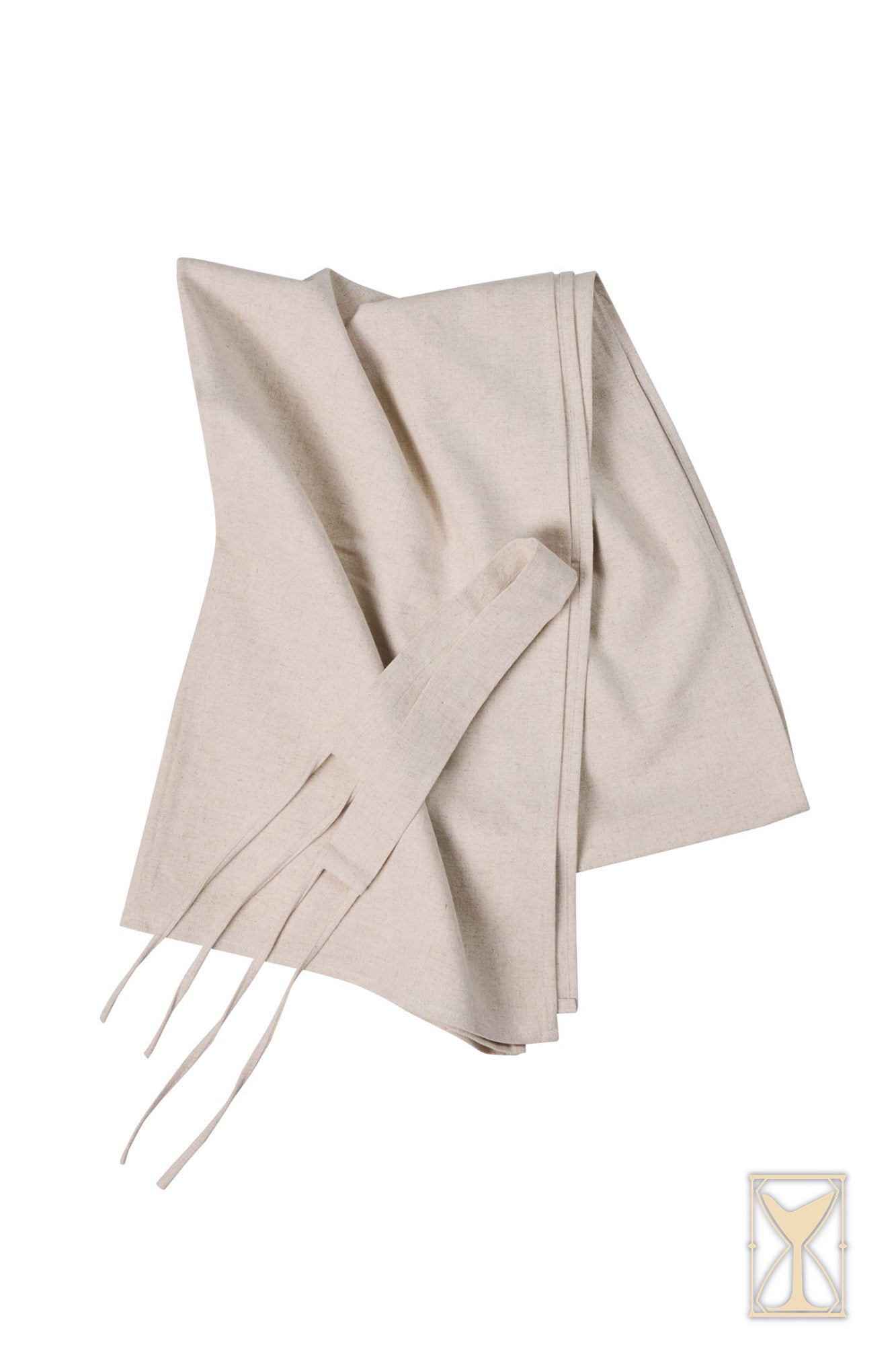 Rectangular Veil and Fillet - Cotton/Linen Blend