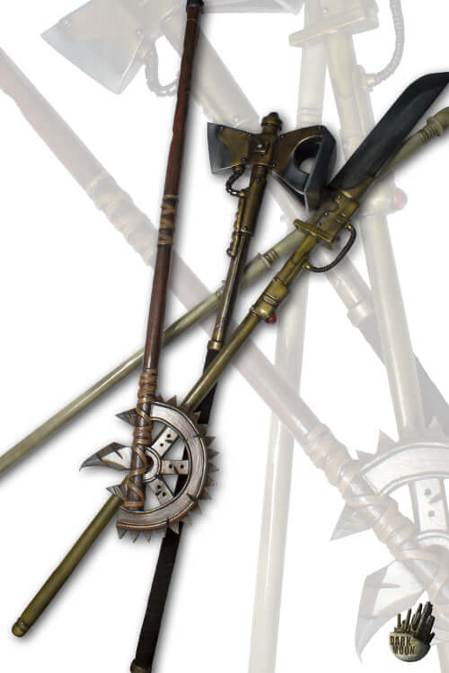 2Q - Dark Moon - Long Sword and other handcrafted LARP weapons with unique designs.