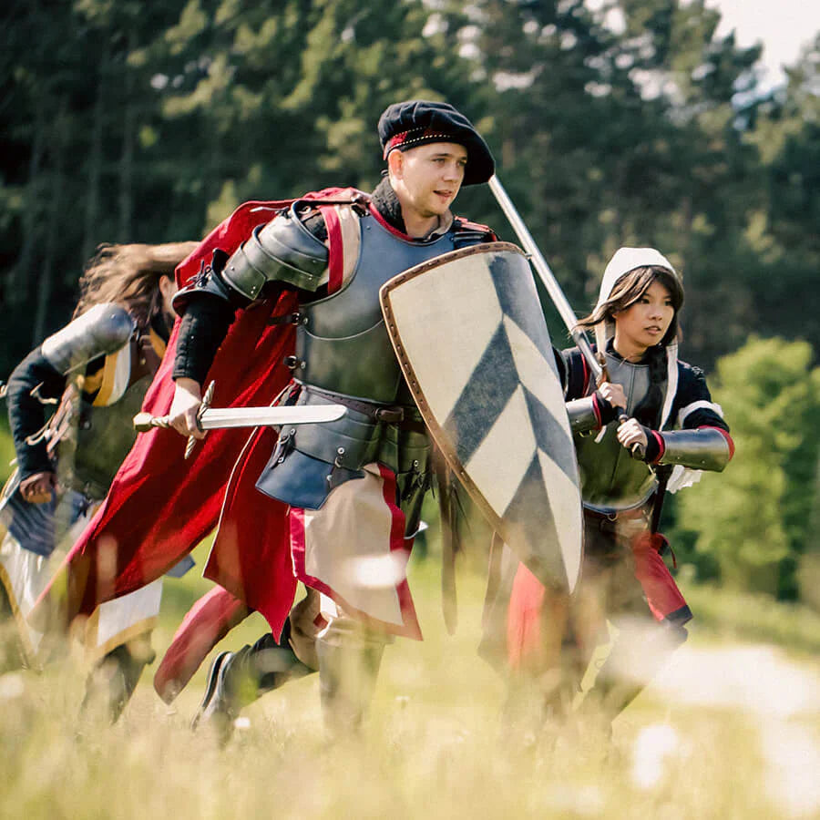Light Kit Armour Guide - Fitting, Maintenance and Durability featuring medieval warriors in armor.