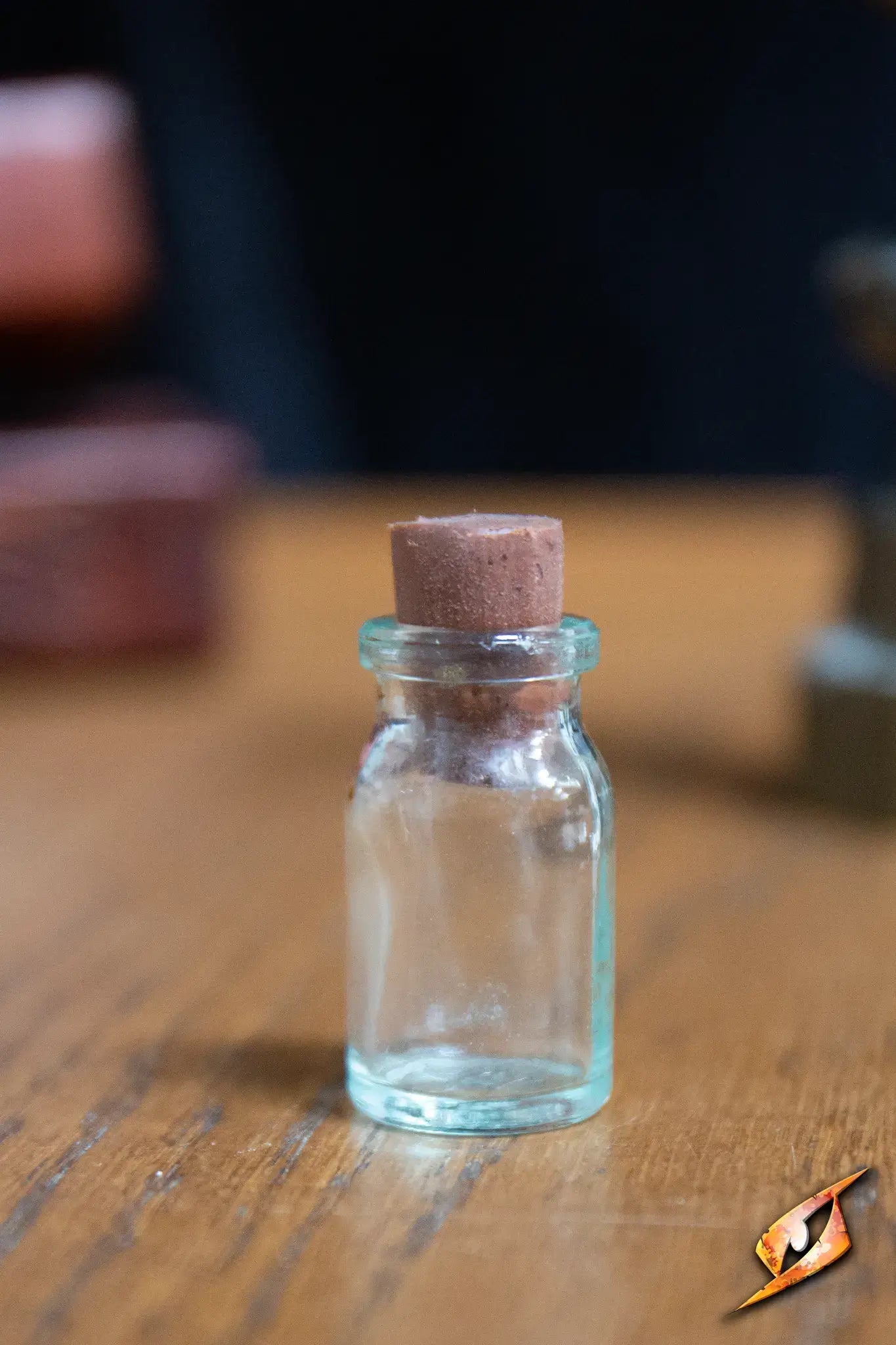 Potion Bottles – clear glass bottle with cork, perfect for adding detail to your fantasy or tabletop scenes.