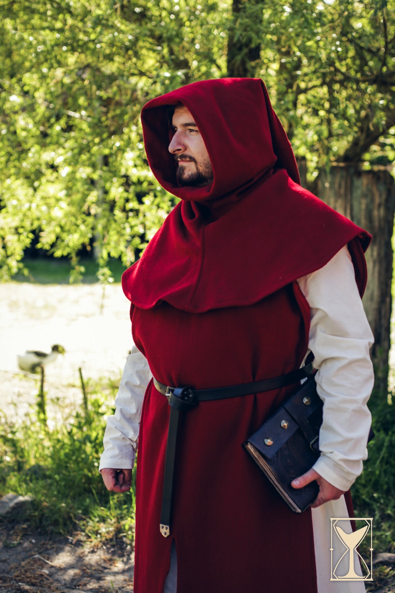 Simple Liripipe Hood - Brushed Wool