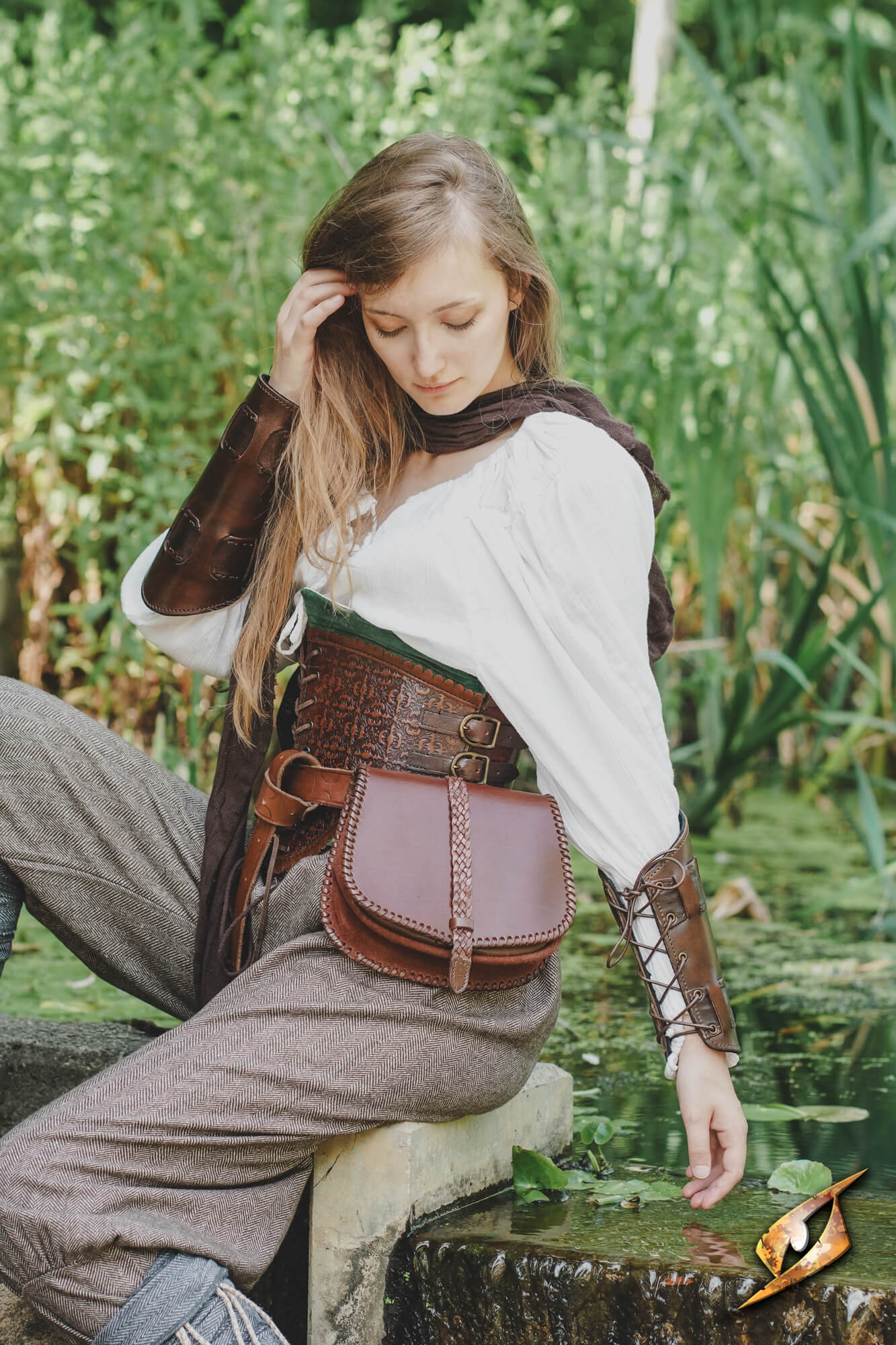 Medieval Laced Pouch - Large