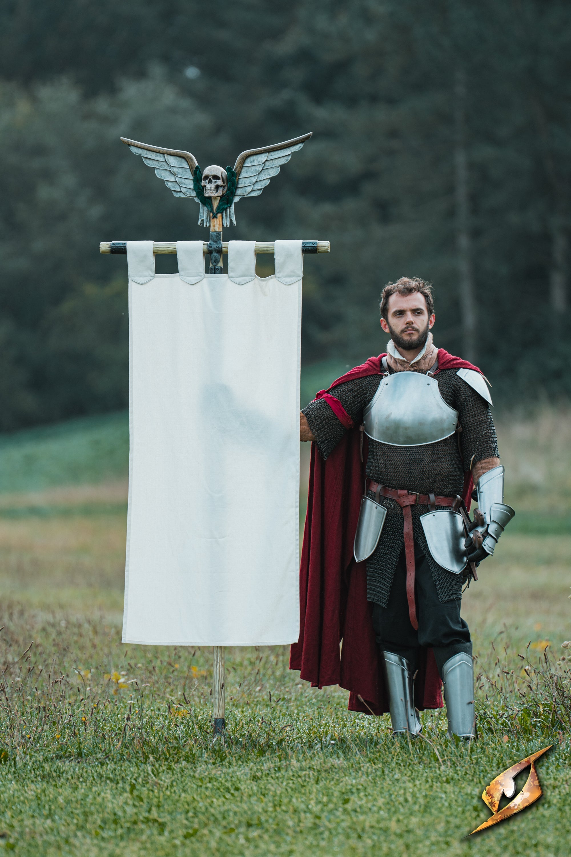 Complete Battle Standard Set - Winged Skull Top