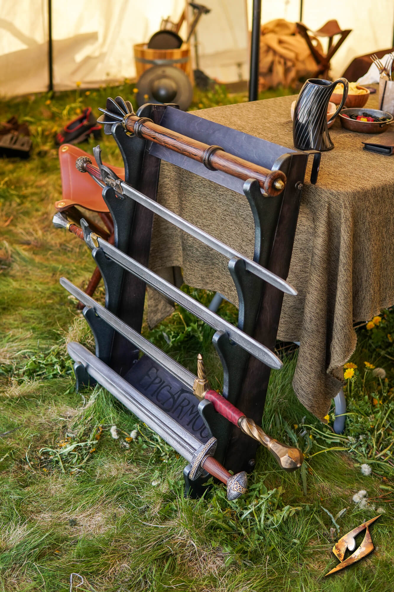Display - Sword Wall Racking 5 slots