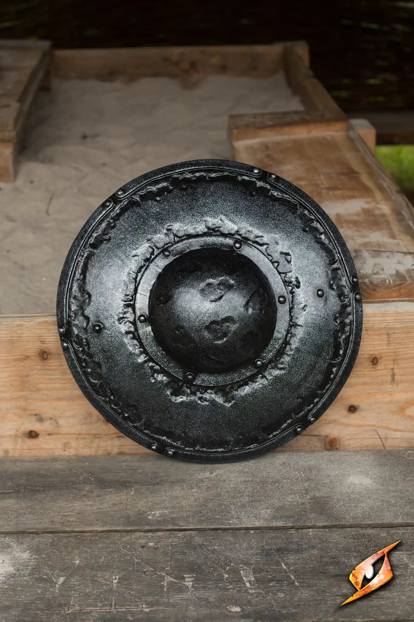 Buckler Round Epic Armoury's versatile round latex shield with a studded leather design.