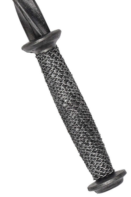 Bailiff's Mace handle detail showcasing the intricate design and texture, perfect for cosplay and prop use.